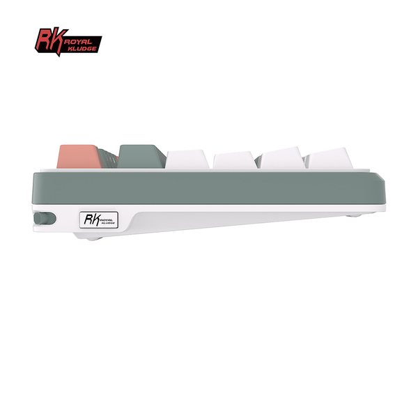 Полноразмерная (96%) механическая клавиатура Royal Kludge RK-S98 - 3 типа подключения, 98 клавиш, Top Mount, профиль PBT Cherry, цвет Camping, переключатели RK Chartreuse