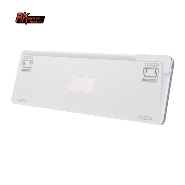 Полноразмерная (96%) механическая клавиатура Royal Kludge RK-S98 - 3 типа подключения, 98 клавиш, Top Mount, профиль PBT Cherry, цвет Light Cloud, переключатели RK Chartreuse