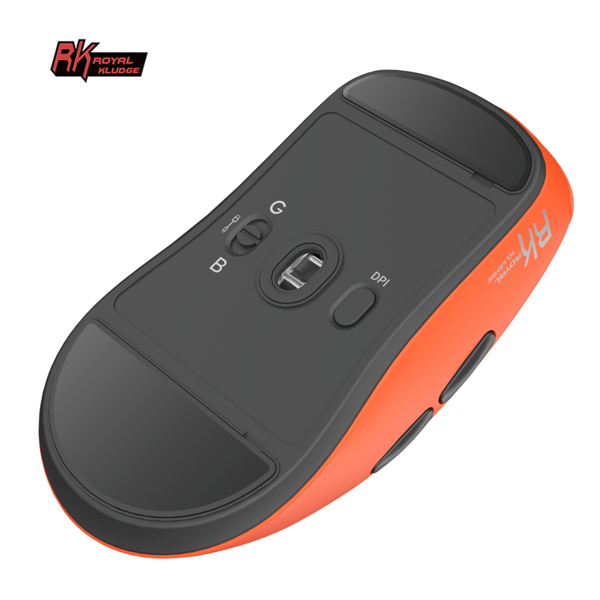 Мышь Royal Kludge M30 Pro - 3 типа подключения, цвет RK Orange, 1000 Гц